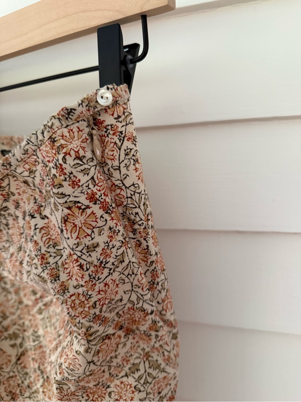 Lucky Brand | Vintage Floral Tiered Skirt Boho Cottagecore Size S - Picture 5 of 6